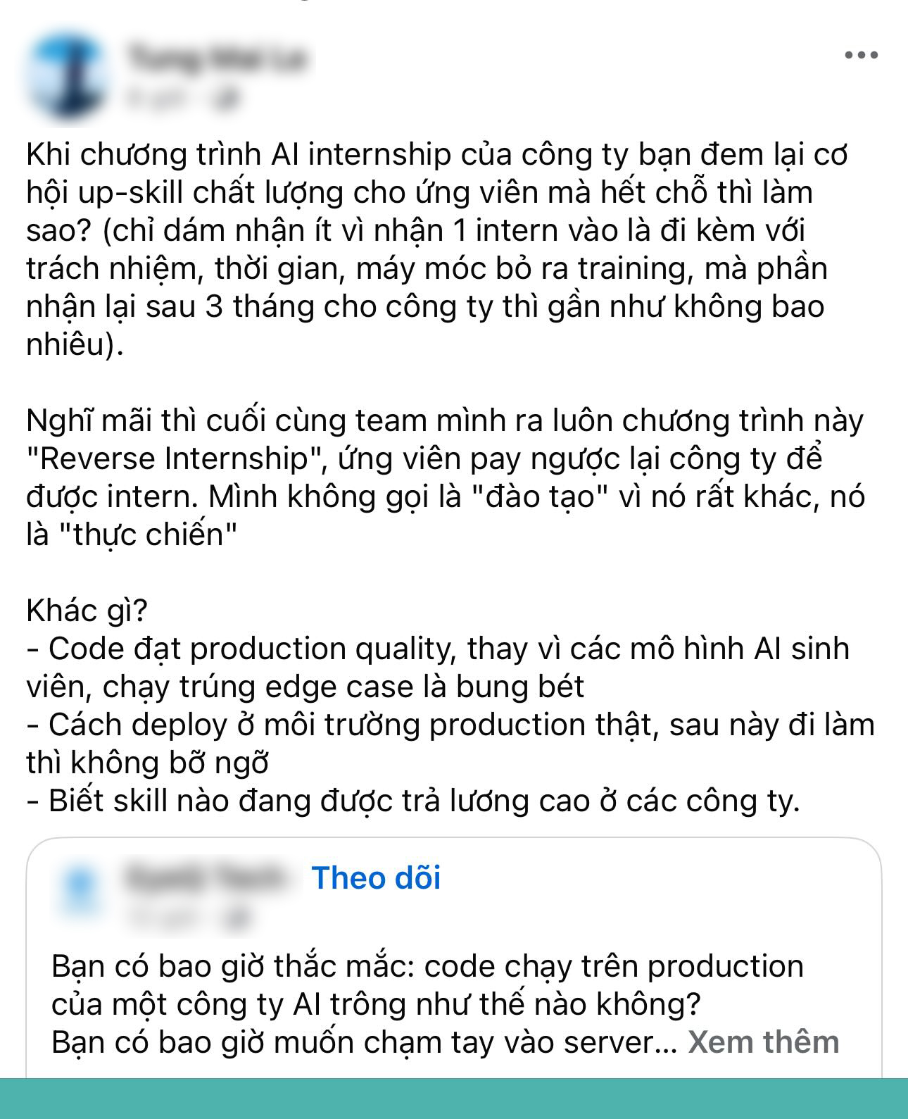Gây tranh cãi: Một công ty Việt yêu cầu thực tập sinh đóng phí 3 triệu/tháng mà không trả lương - Ảnh 2.