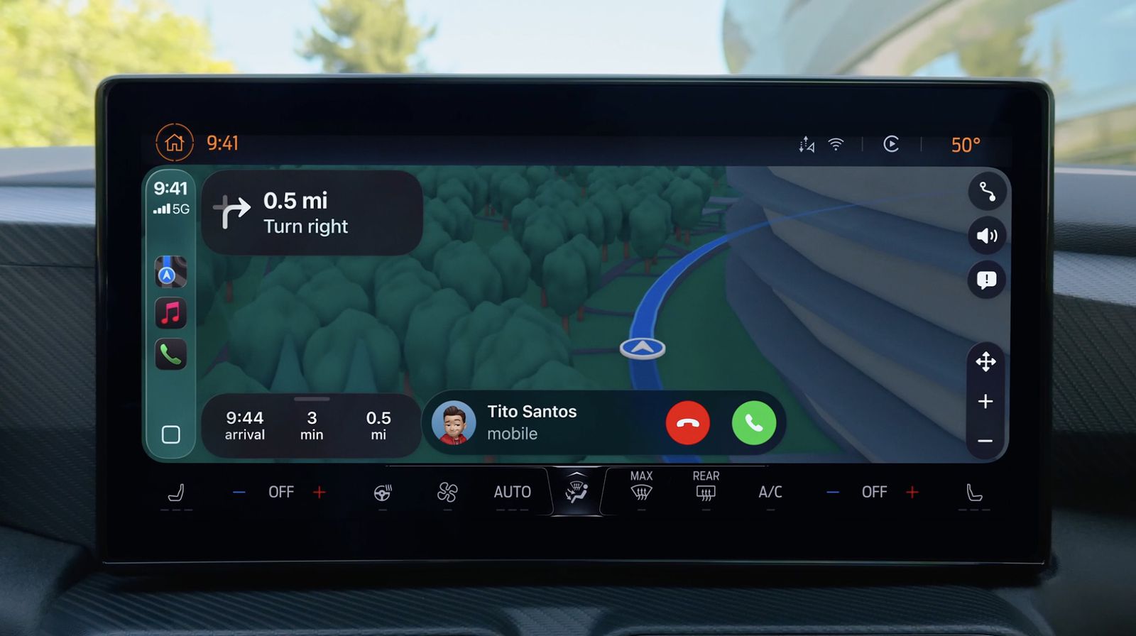 Người dùng iPhone sẽ có thể xem video trên màn hình CarPlay - Ảnh 1.