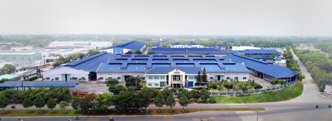 Nhà máy Công ty Kymdan đặt tại Khu Công nghiệp Tây Bắc Củ Chi với diện tích 108.162 m2. Ảnh: Kymdan