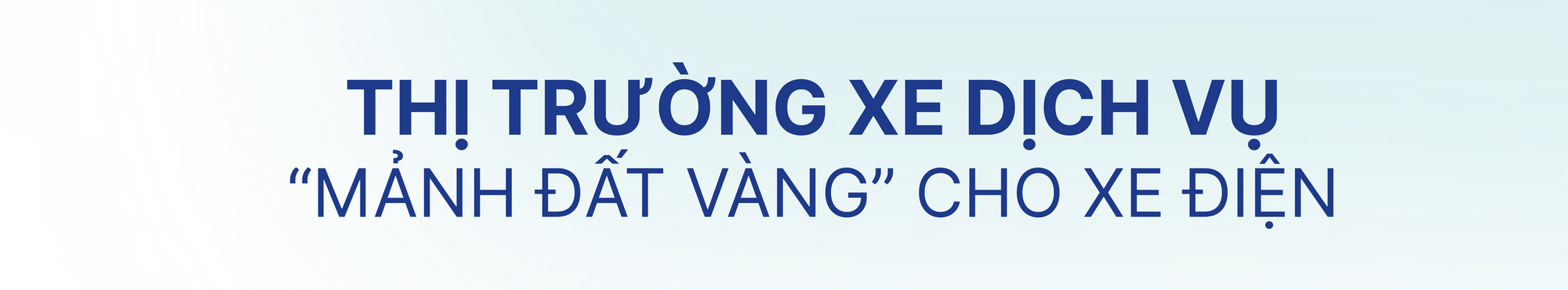 Sự bùng nổ trong phân khúc xe dịch vụ và chiến lược vững chắc của VinFast - Ảnh 1.