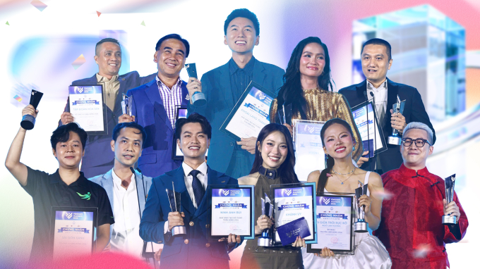 Những cá nhân được vinh danh tại Vietnam iContent Awards 2024.
