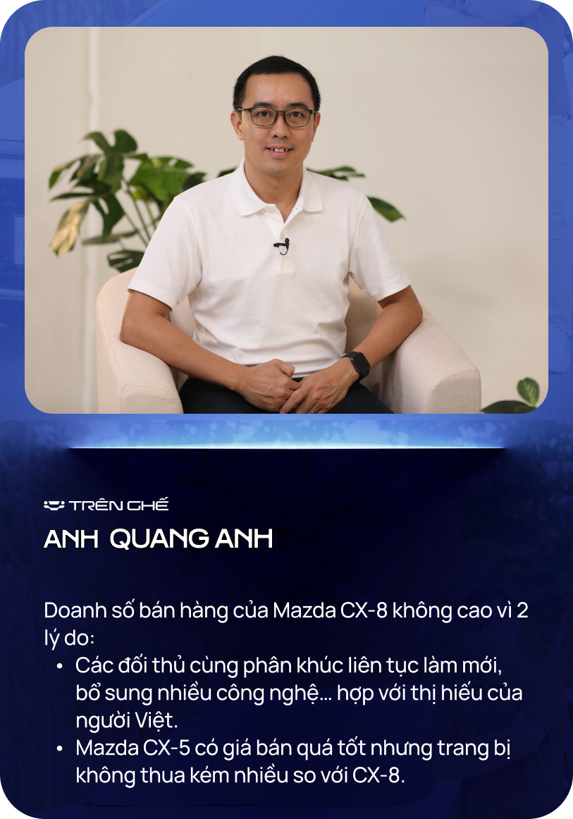 Chuyên gia và chủ xe cùng chia sẻ: Tại sao Mazda CX-8 lại có doanh số khiêm tốn? - Ảnh 8.