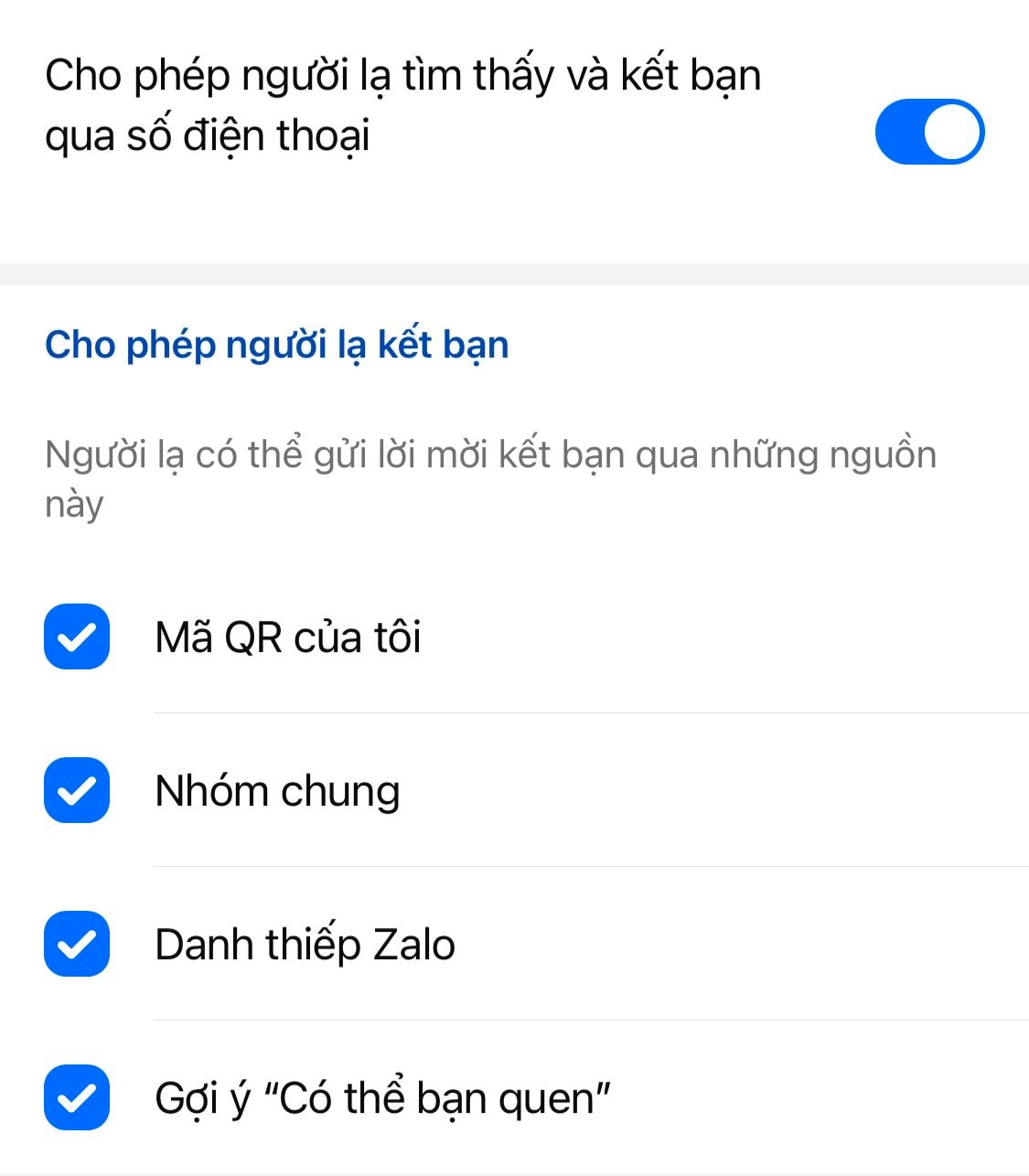 Hướng dẫn chặn người lạ tìm kiếm Zalo của bạn qua số điện thoại - Ảnh 4.